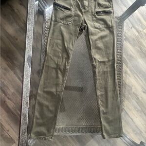 Sanctuary Womens Olive Green Slim Jeans